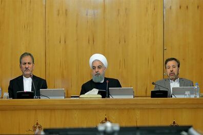جلسه هیات وزیران به ریاست حجت الاسلام والمسلمین حسن روحانی برگزار شد 