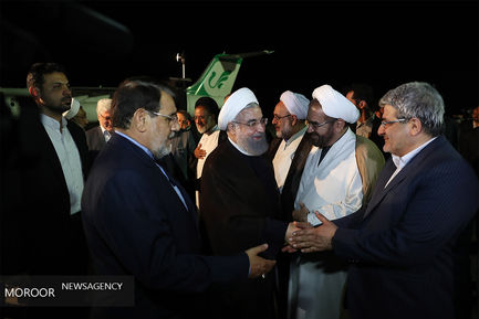 ورود روحانی به بندرعباس