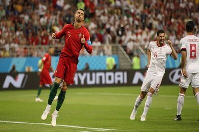 رونالدو در بازی ایران درخششی نداشت