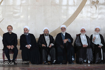 وداع با شهدای ترور در مجلس