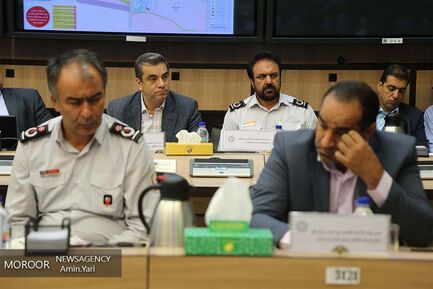 جلسه شورای مدیریت بحران شهر تهران