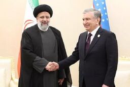 دیدار و گفتگو رئیسی با رئیس جمهور ازبکستان
