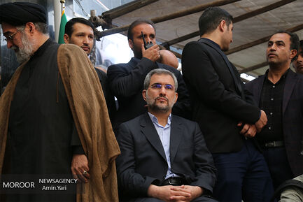  پیکر حجت‌الاسلام و المسلمین دکتر احمد احمدی عضو فقید شورای عالی انقلاب فرهنگی و رئیس سازمان مطالعه و تدوین کتب علوم انسانی دانشگاه‌ها