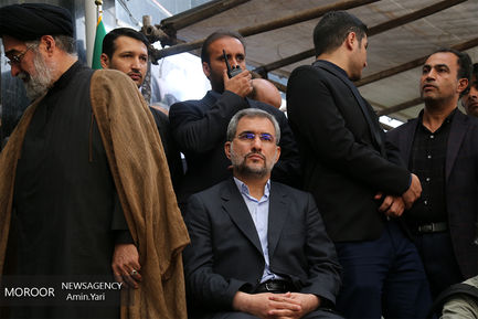  پیکر حجت‌الاسلام و المسلمین دکتر احمد احمدی عضو فقید شورای عالی انقلاب فرهنگی و رئیس سازمان مطالعه و تدوین کتب علوم انسانی دانشگاه‌ها