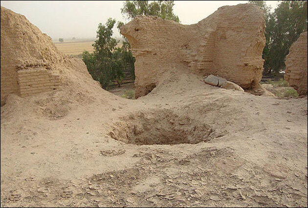 باند حفاران غیرمجاز آثار تاریخی در ایوان متلاشی شد
