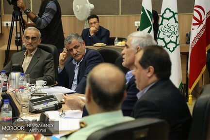 جلسه شورای مدیریت بحران شهر تهران