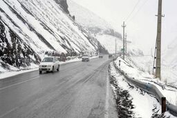 برف و باران در جاده‌های ۹ استان کشور