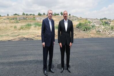 واکنش ارمنستان به حضور اردوغان و علی‌اف در قره‌باغ